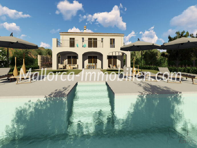 GRO 9005-A1 Baleagra Mallorca Immobilien Häuser Wohnungen Ferienwohnung Villa am Meer ocean view mieten kaufen plot land southeast